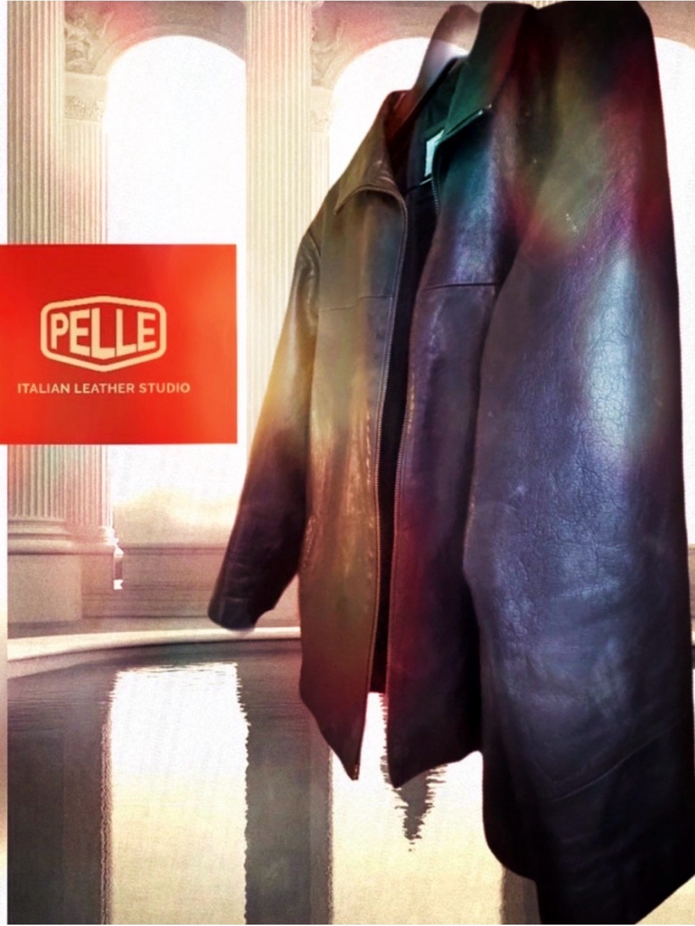 Pelle Studios Dark Leather Jacket for Men